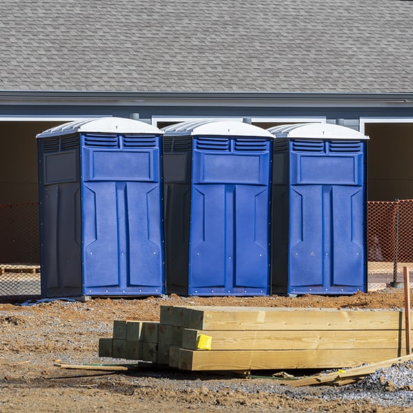 are there any restrictions on where i can place the porta potties during my rental period in West Goshen Pennsylvania